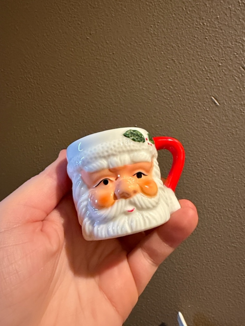 Vintage Mini Santa Mug Ceramic - Picture 5 of 6